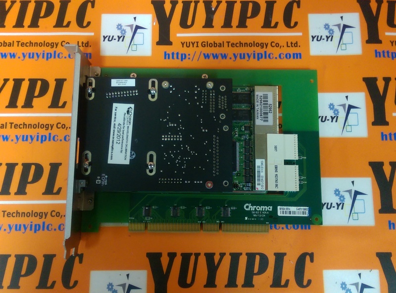 CHROMA ADLINK PXI 52962 OPTICAL SPECTROMETER MODULE 裕益科技自動化設備可程式編碼器